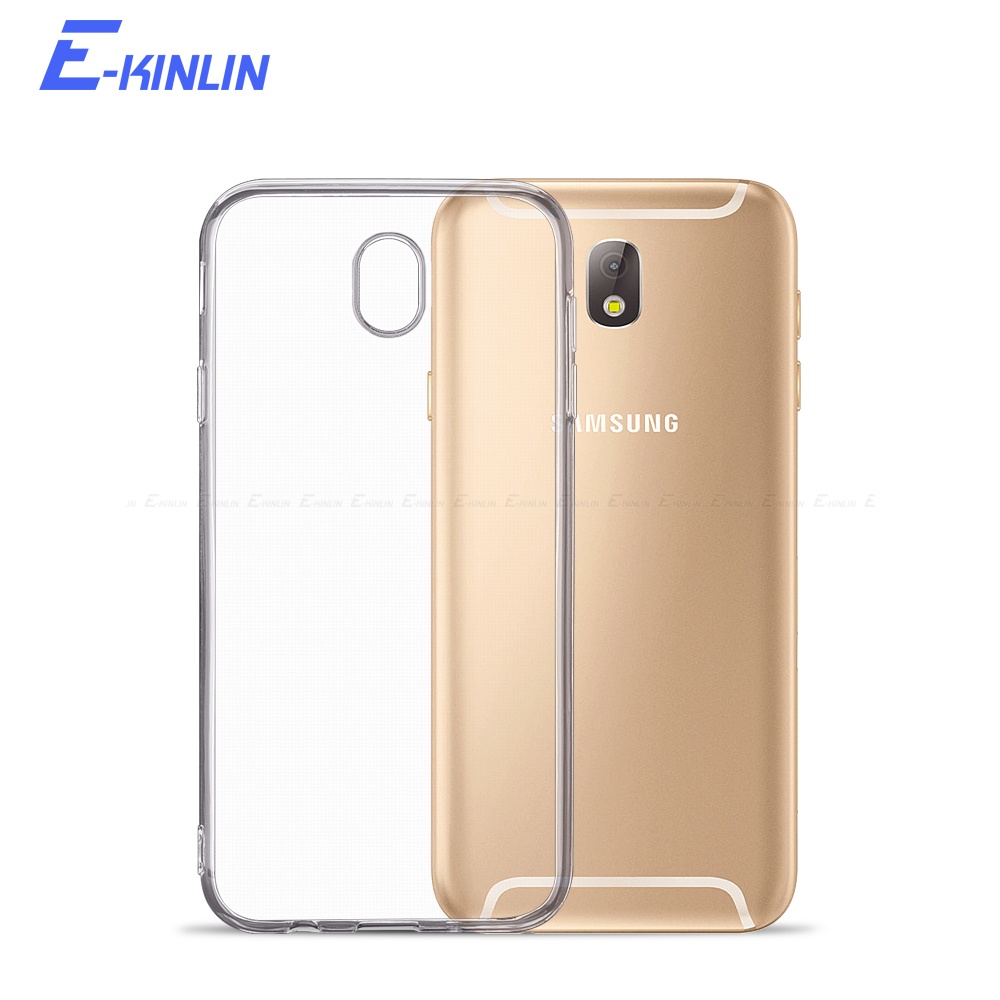Ốp Điện Thoại Silicon TPU Mềm Trong Suốt Cho Samsung Galaxy A3 A5 A6 A7 A8 A9 J8 J7 J6 J5 J4 J3 J2 Pro Plus 2018 2017 2016