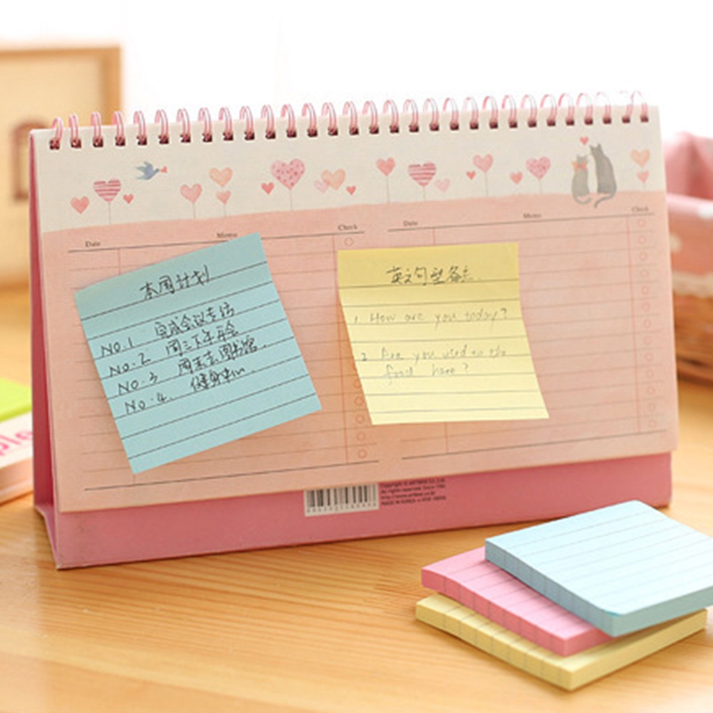 80 Tờ Giấy Ghi Chú Nhiều Màu