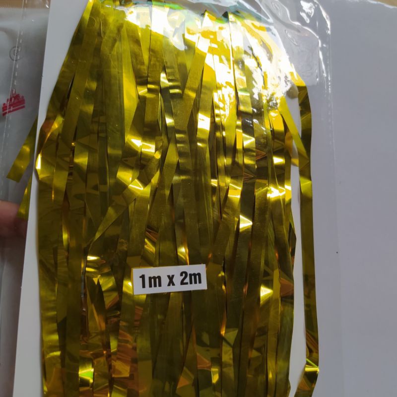 Rèm kim tuyến trang trí sinh nhật