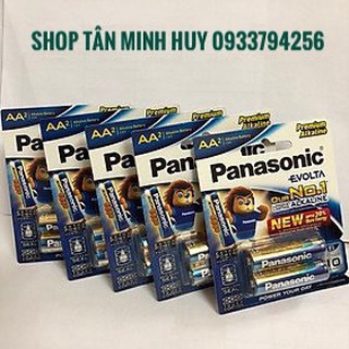 Combo 5 vỉ pin aa panasonic evolta-lr6eg/2b
