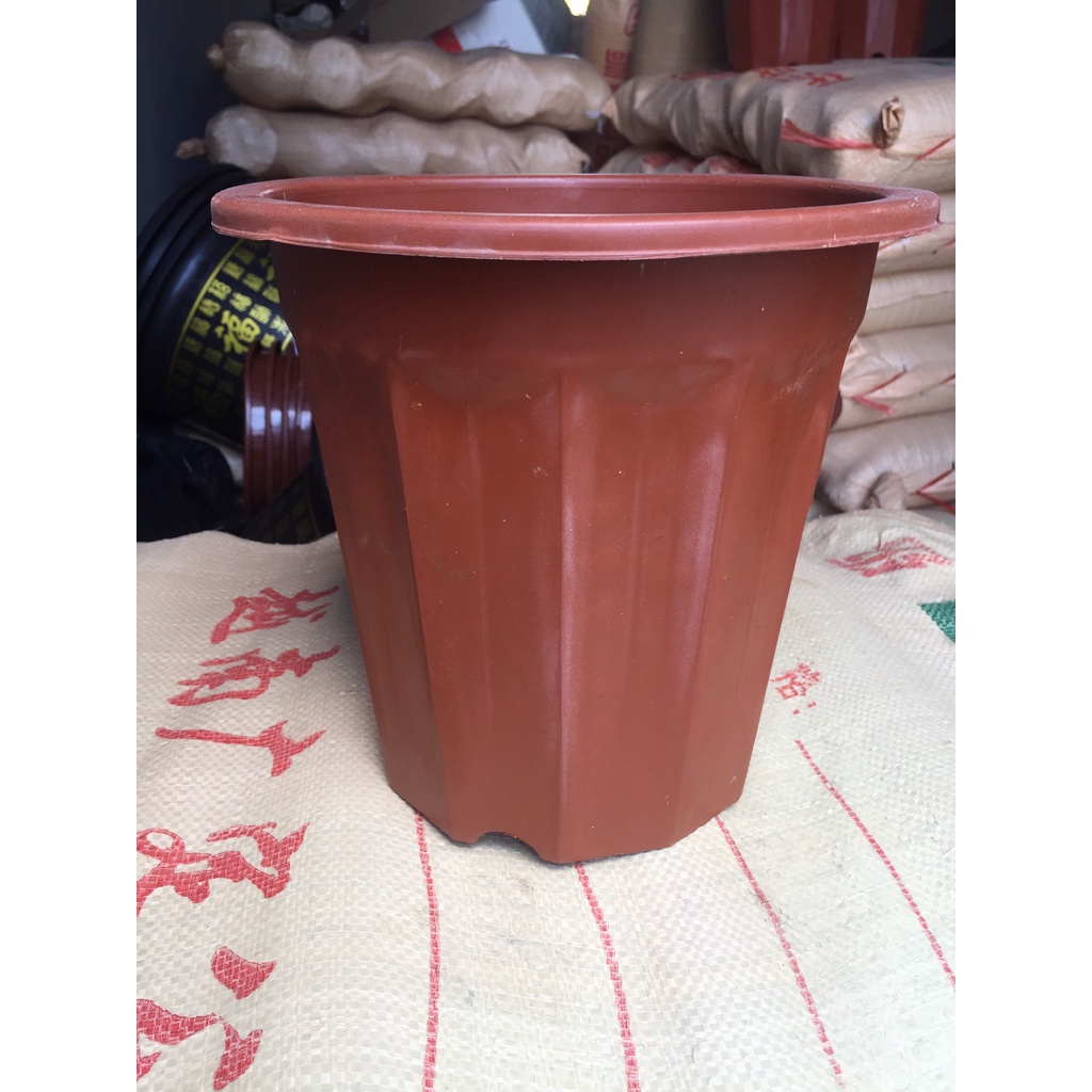 5 CHẬU NHỰA TRỒNG CÂY MÃ #E300 (BẠT PHỦ ĐẤT CHỐNG CỎ MỌC, BẦU KHAY TÚI ƯƠM...)