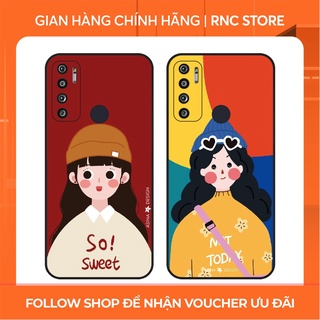 Ốp lưng vsmart joy 3/joy 4/star 3/aris/....dẻo đen in hình cô gái nón len