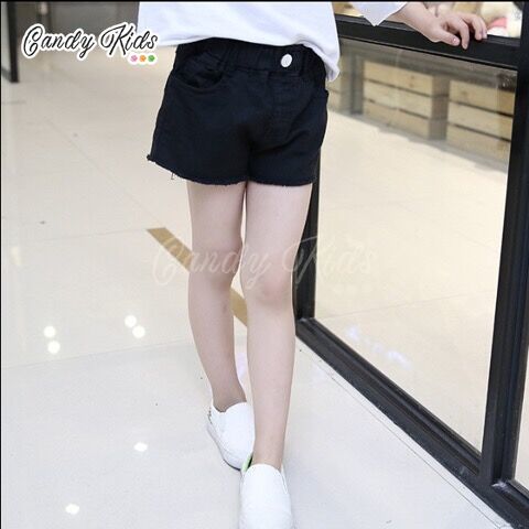 Quần Short Denim Thời Trang Cho Bé Gái 2-10 Tuổi