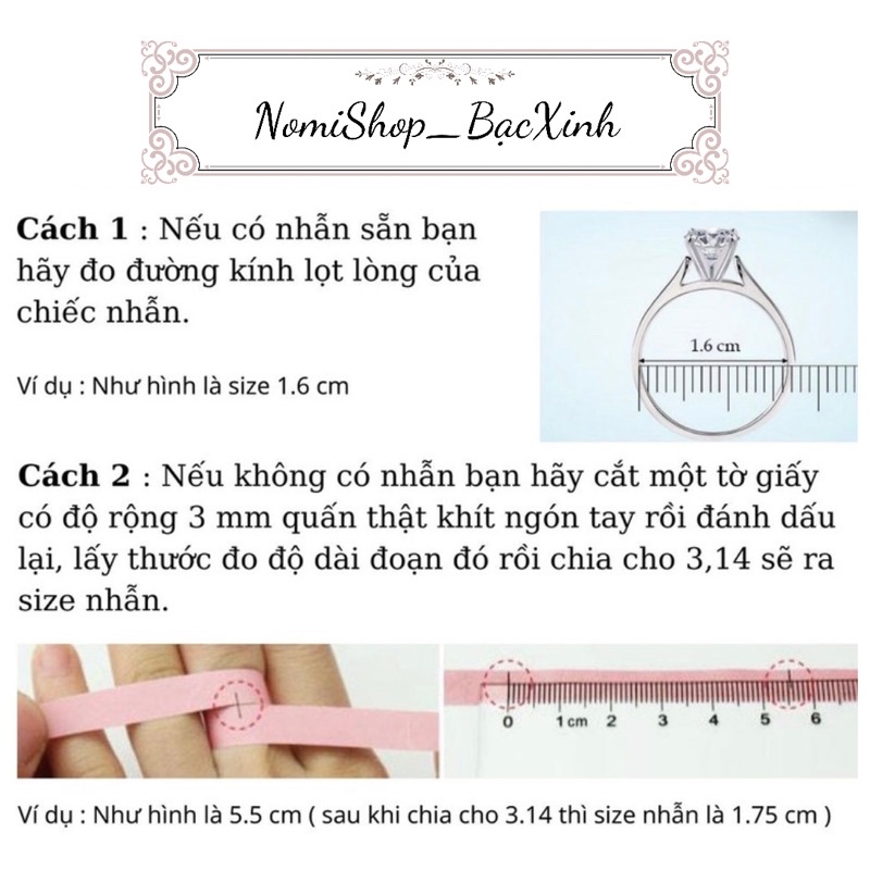 Nhẫn nữ bạc ta, nhẫn dạng xoắn dặm cát không đính đá mà vẫn cứ lung linh Mainomi Shop Bạc Xinh