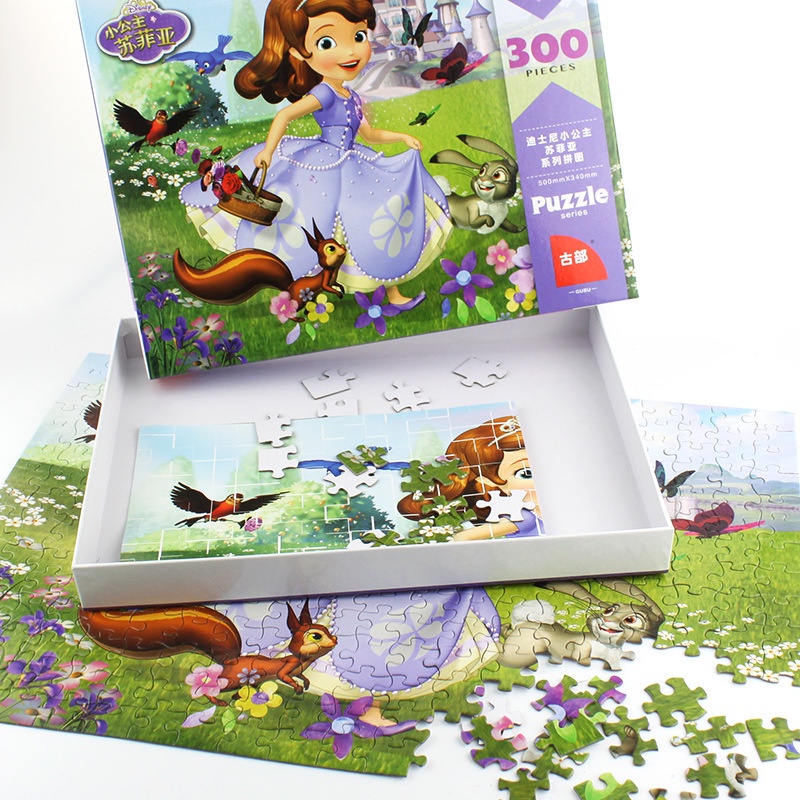 Tranh Ghép Hình 300 Mảnh Hãng Disney/Jigsaw Puzzle 300 Mảnh/Tranh Xếp Hình Cho Bé Từ 5 Tuổi