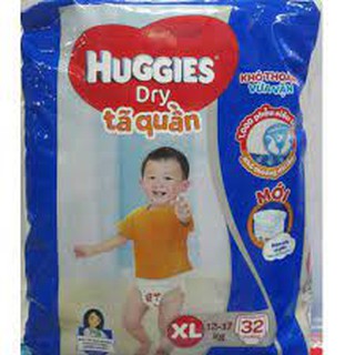 Tả quần huggies xl/32, xxl/28