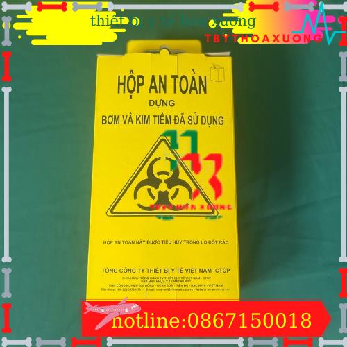 Hộp An Toàn Đựng Bơm Và Kim Tiêm Đã Sử Dụng