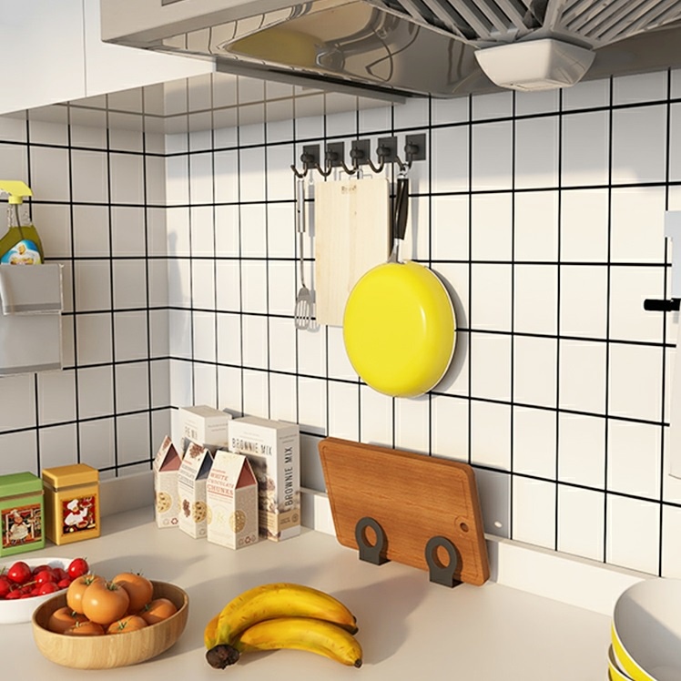 Giấy dán bếp tráng nhôm chịu nhiệt chống dầu mỡ khổ rộng 60cm dài 2.5m, decal dán tường giả gạch đẹp