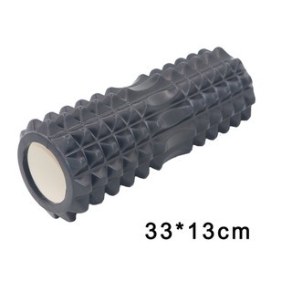 Con lăn Yoga Massage Foarm Roller, Ống Trụ Lăn Xốp Thể Thao Giãn Cơ Có Gai Roam Rollet Cao Cấp