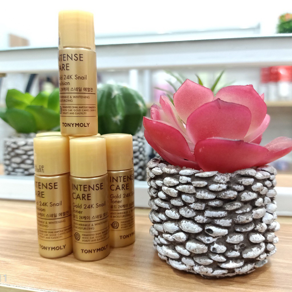 Sữa Dưỡng Trắng Da Từ Vàng 24K và Nhớt Ốc Sên 24K Gold Snail Emulsion