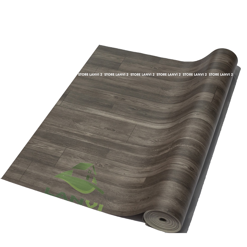 Thảm simili trải sàn, thảm lót trải phòng sàn giả gỗ nền nhựa pvc nhám giá rẻ dày 0.5mm khổ rộng 1m