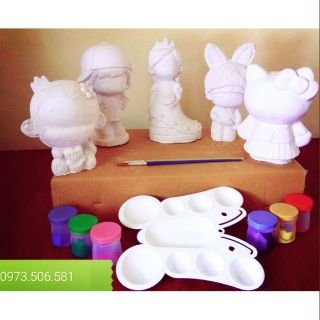Bộ 5 tượng nhỡ kt 15 -17cm
