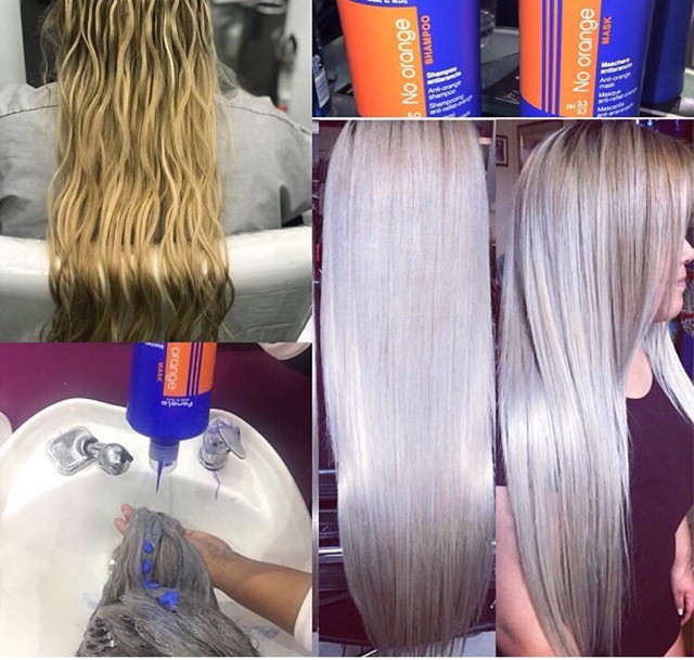 Image result for fanola no orange shampoo giá