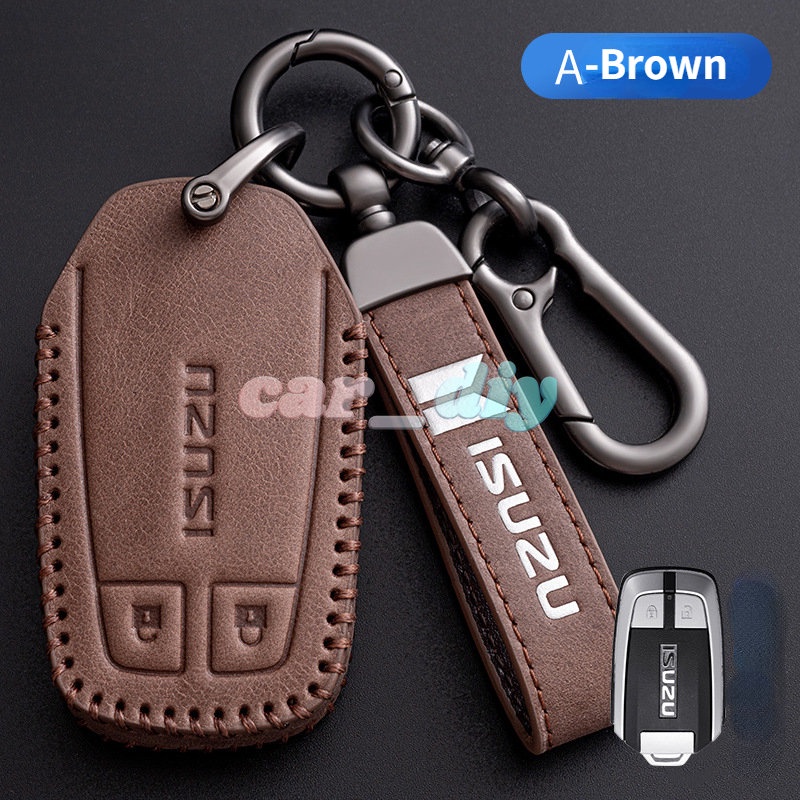 Bao Da Đựng Chìa Khóa Điều Khiển Từ Xa Cho Isuzu New MU-X X Series DMAX D-Max X-Terrain Pickup 2020 2021 2022