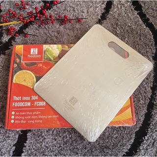 Thớt inox 304 cao cấp Foodcom - FC008 - Hàng chính hãng - size 30x23cm