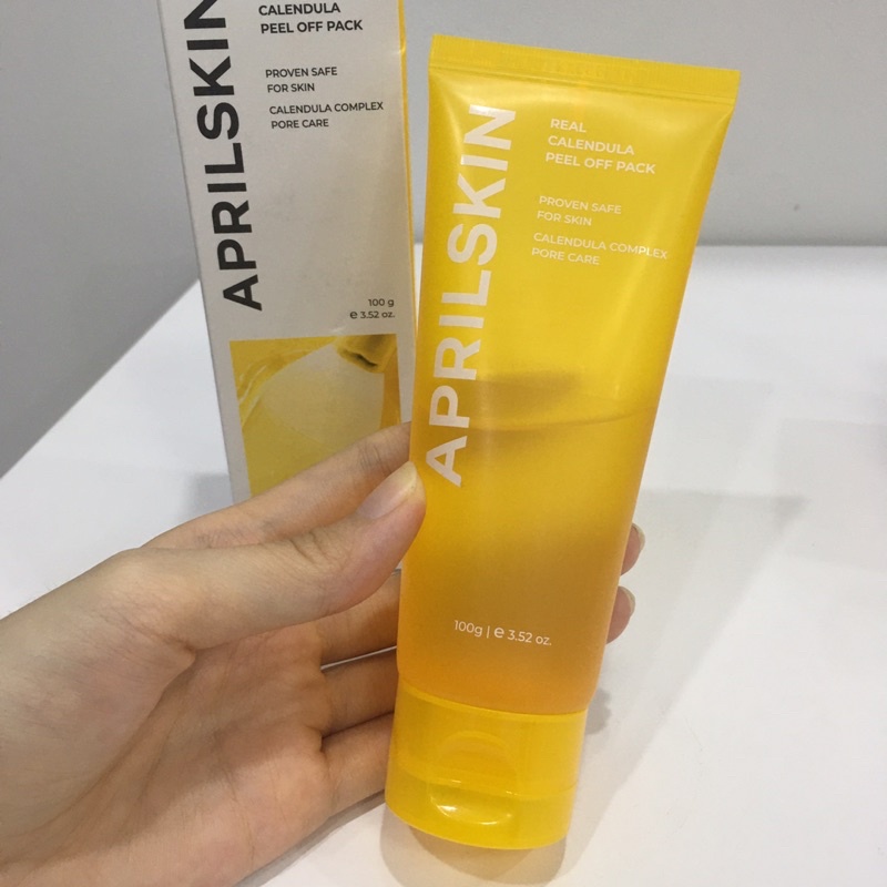 Thanh lý / Pass mặt nạ lột hoa cúc APRILSKIN thành phần vegan dịu nhẹ kháng khuẩn tẩy tế bào chết, globally hot