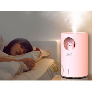Máy Phun Sương Tạo Ẩm Có Đèn Led Hình Gấu Dễ Thương - BẢO HÀNH 6 THÁNG