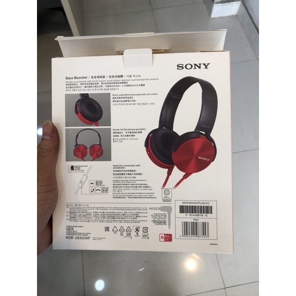 Tai nghe sony XB 450 dùng cho máy tính, laptop, smart phone