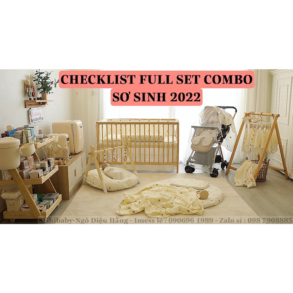 Set chăn gối đa năng vải xô muslin SISHI phong cách Hàn Quốc/ Set chăn gối đi lớp