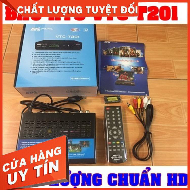 ĐẦU THU KTS MẶT ĐẤT DVB T2 VTC T201 - KTS vtc t201