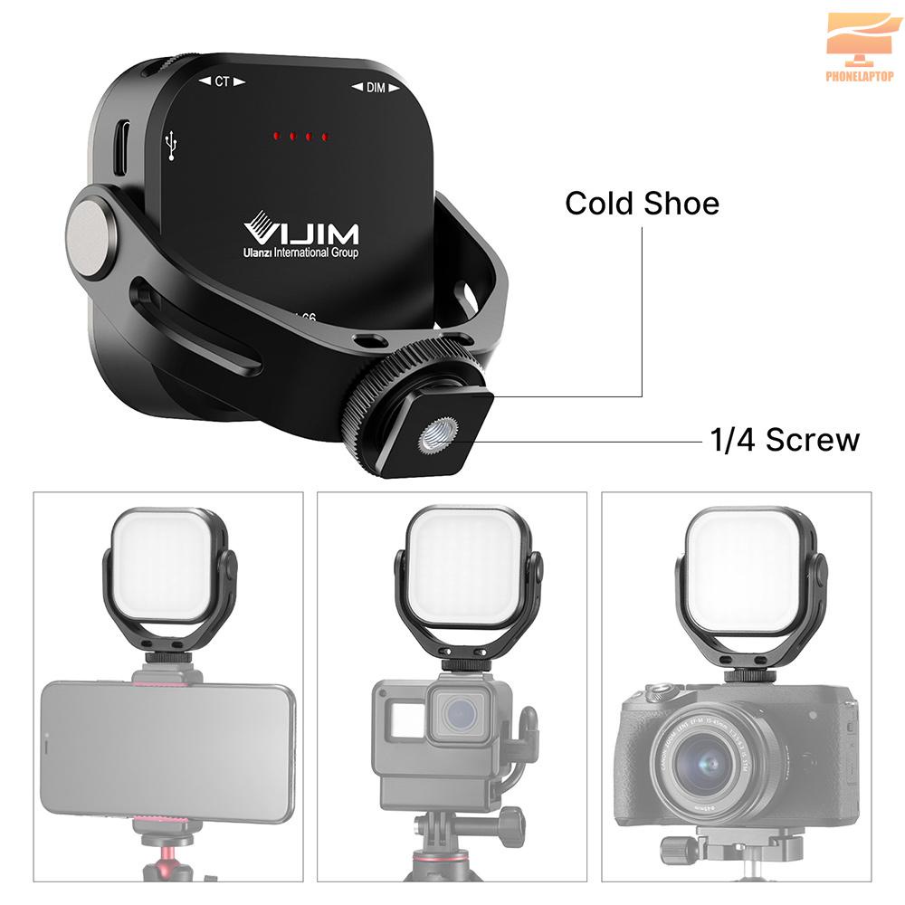 Đèn Led Quay Phim Vijim Vl66 6w Cri95 2500k-6500k 2000mah Có Thể Sạc Lại Kèm Giá Đỡ Ba Chân Tiện Dụng | BigBuy360 - bigbuy360.vn