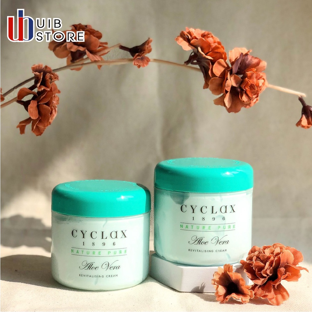 Kem dưỡng ẩm phục hồi da chiết xuất lô hội - Aloe vera revitalising cream CYCLAX 300ml