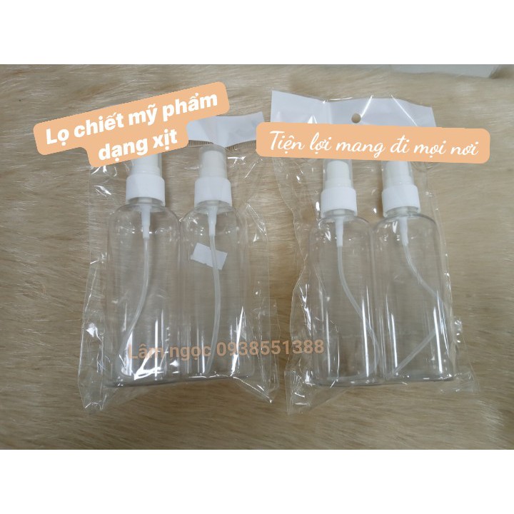 LỌ CHIẾT MỸ PHẨM DẠNG CHAI XỊT