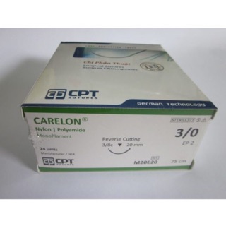 Chỉ Phẫu Thuật Nylon 3/0 ( 24 tép )