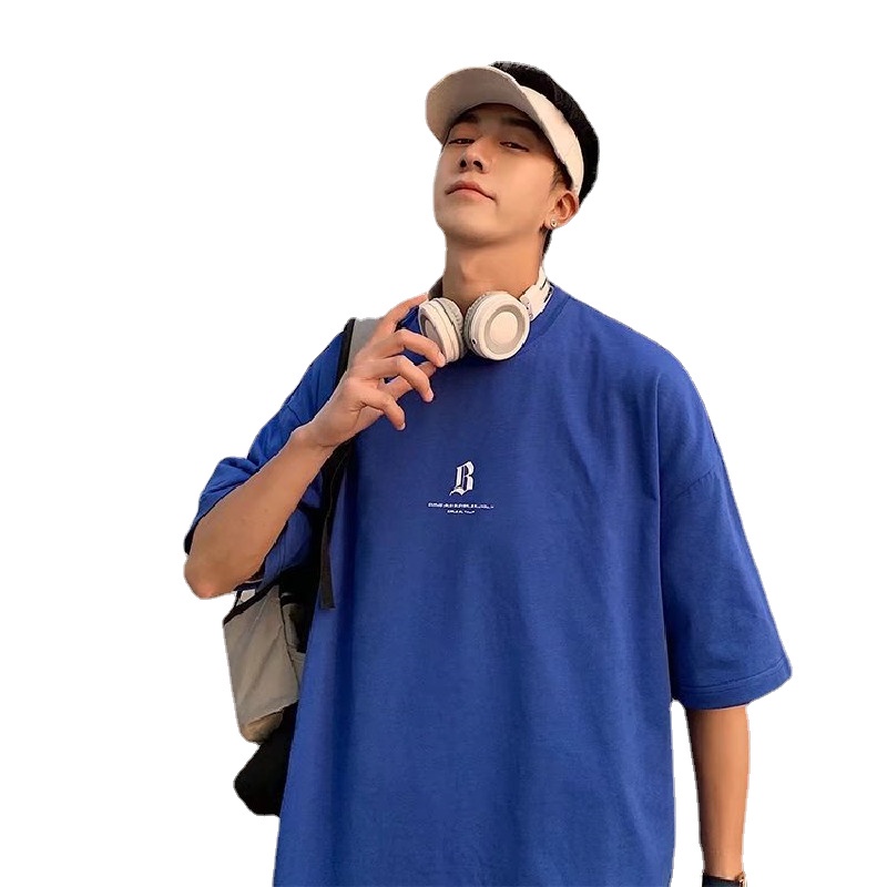 Áo Thun Tay Ngắn Dáng Rộng In Chữ Phong Cách Hip Hop Đường Phố Cho Nam Và Nữ