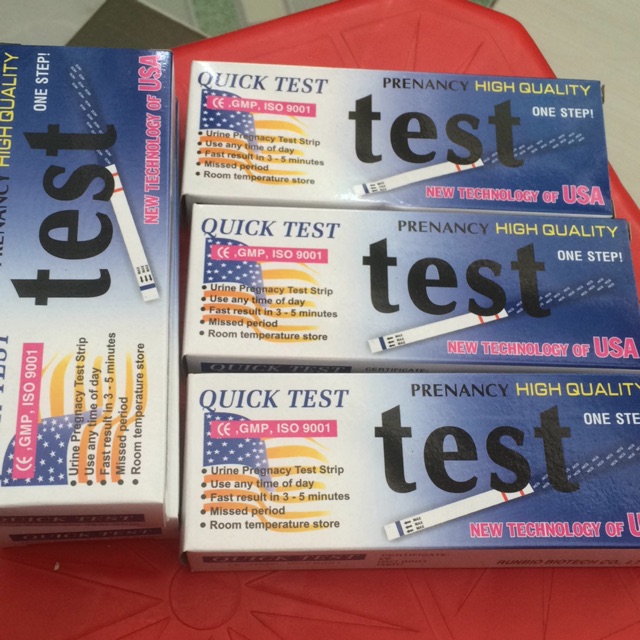 Combo 5 que thử thai Test