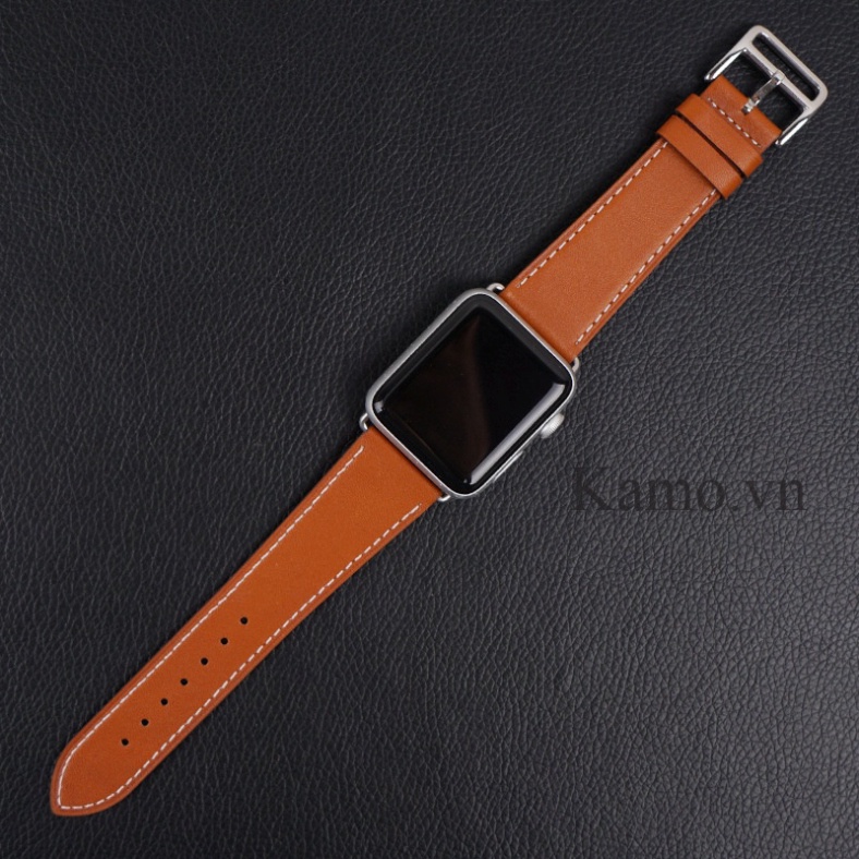 Dây apple watch series 7 6 5 4 3 se, dây đồng hồ apple watch da bò đeo tay - iwatch thông minh, 38mm 40mm 41mm 42mm 44mm