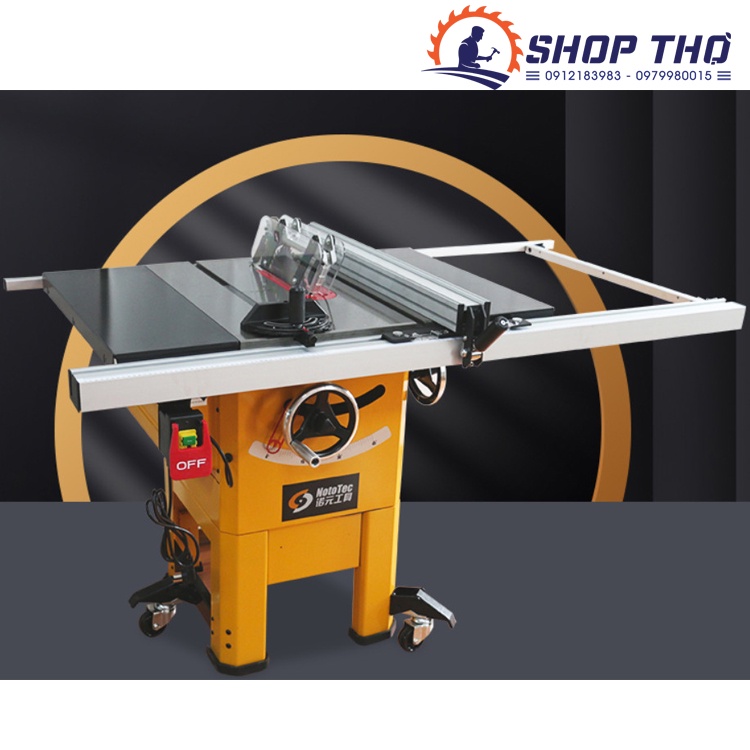 Máy cưa bàn Nototec 25102 màu vàng