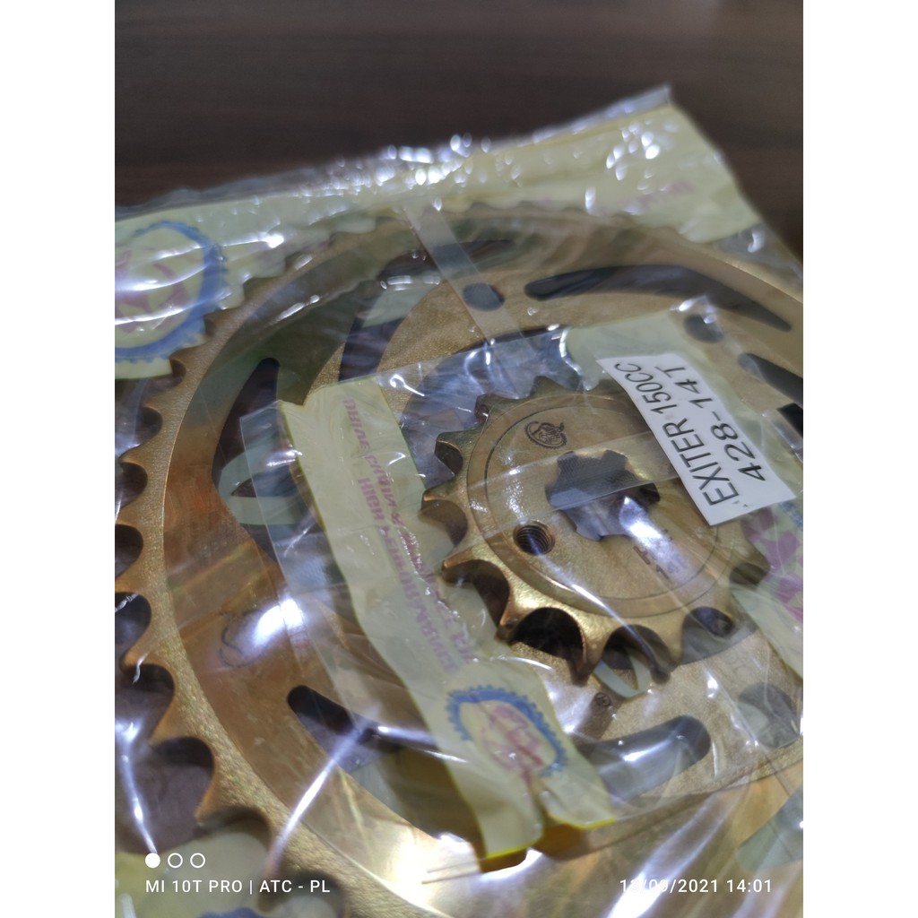 Bộ nhông xích, nhông sên đĩa Exciter 150cc Yamaha, nhập khẩu chính hãng công nghệ Nhật Bản.