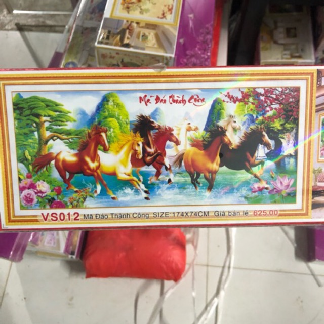 Tranh Đính Đá Mã Đáo Thành Công