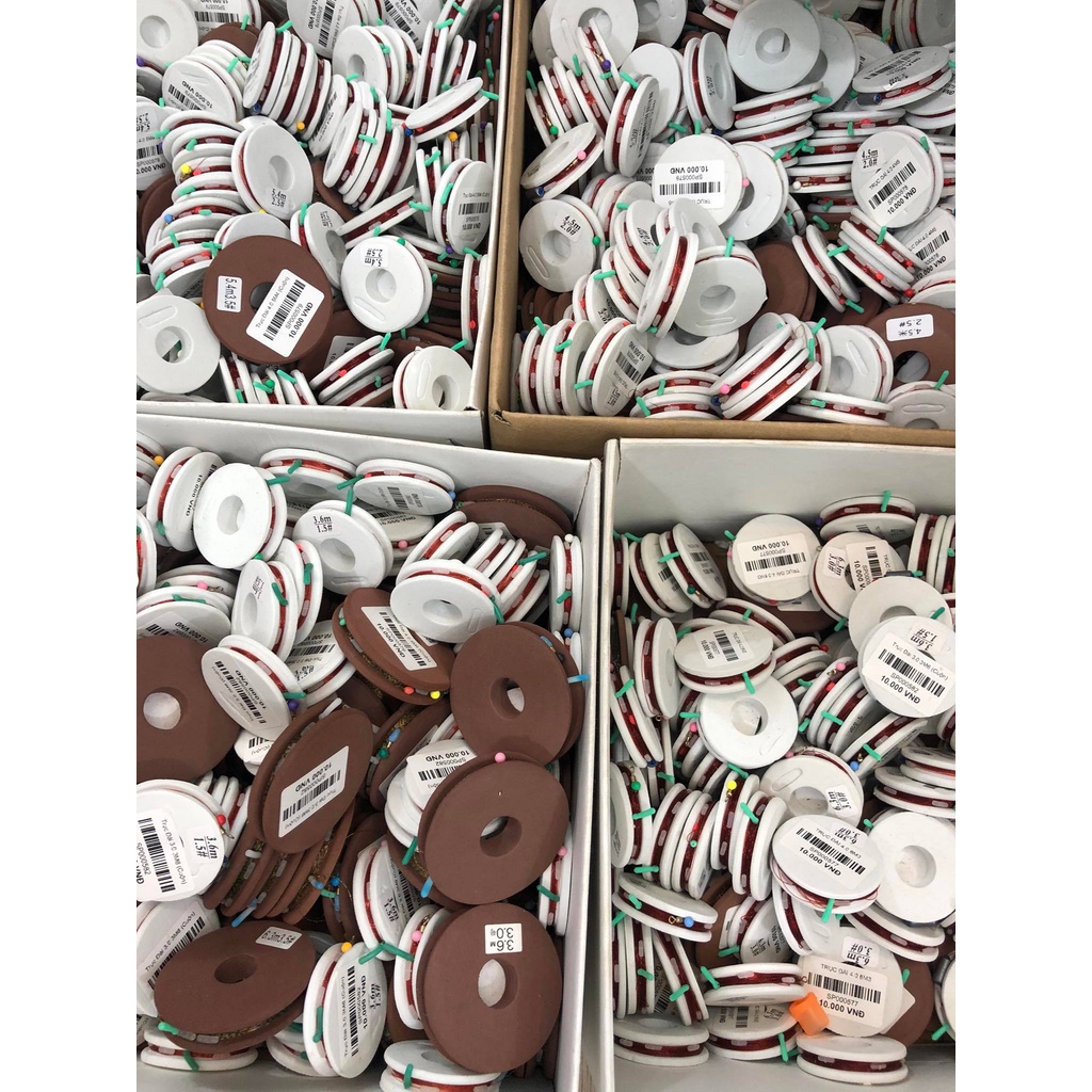 Dây trục câu đài buộc sẵn.