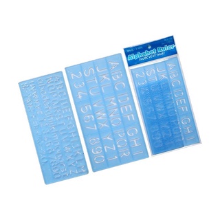 [ VPP CALACO ] Thước Vẽ Kỹ Thuật Chữ Cái & Số Qui Lực WinQ 10x20mm - C2008