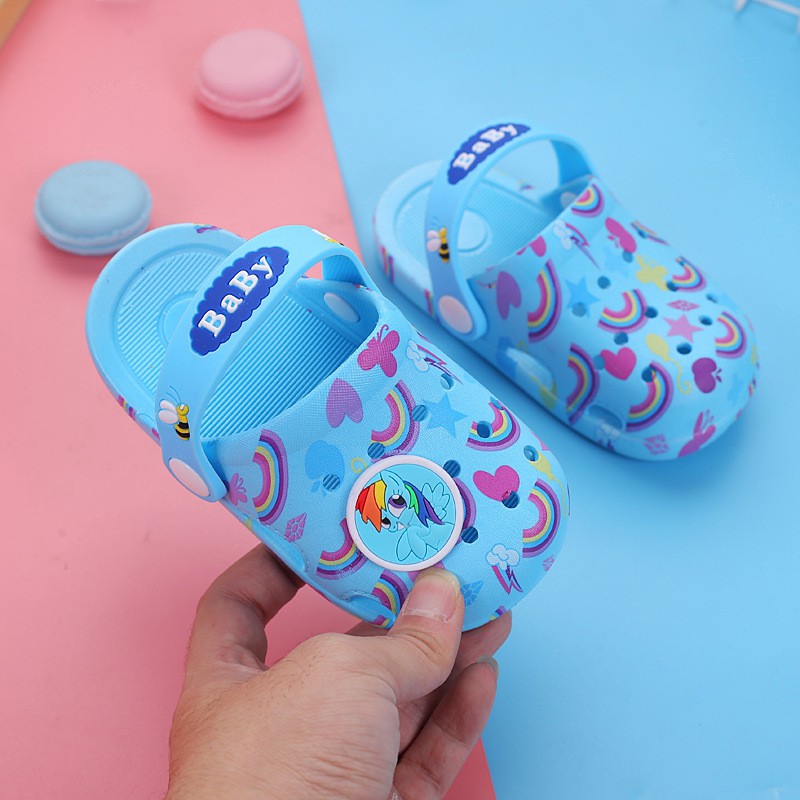 Giày chống trượt AYUER thiết kế đục lỗ dễ thương cho bé