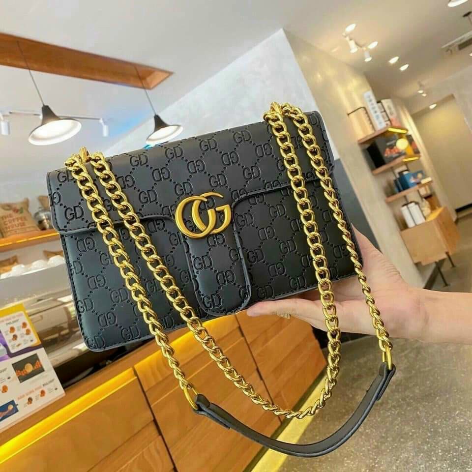 Túi Xách Nữ GC Size 25 Loại Đẹp Da Sần Sang Chảnh
