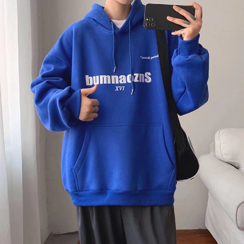 Áo hoodie Thể Thao Dáng Rộng Thoải Mái In Chữ Phong Cách Hàn Quốc Thời Trang Cho Nam Và Nữ Size M-5XL