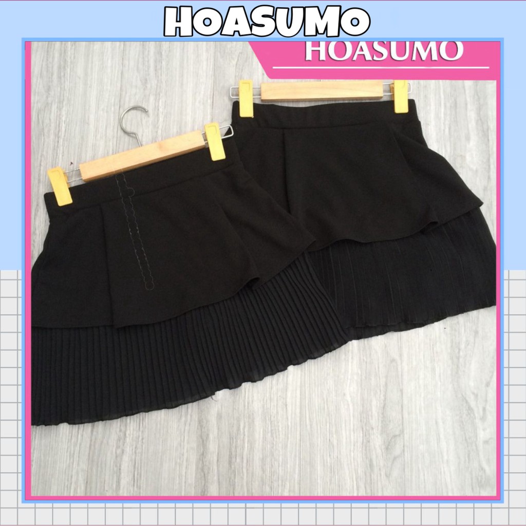 chân váy 2 tầng dập ly freesize dưới 58kg | BigBuy360 - bigbuy360.vn