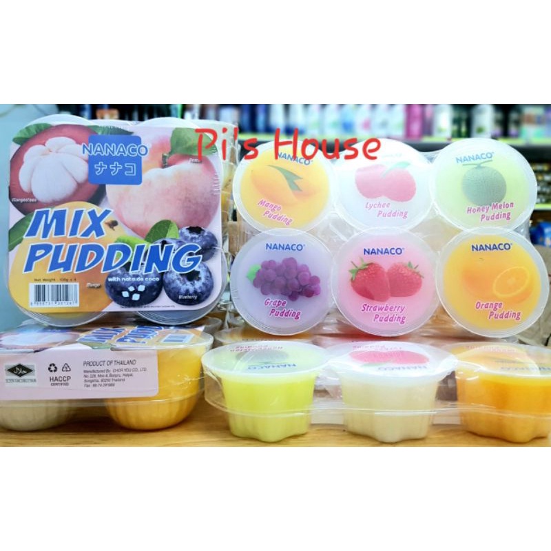 Thạch pudding trái cây Nanaco Thái Lan