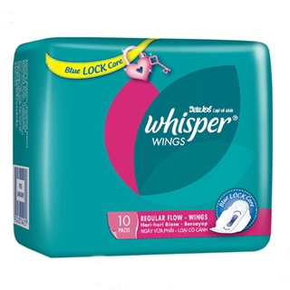 Băng vệ sinh Whisper có cánh 23cm 10 miếng
