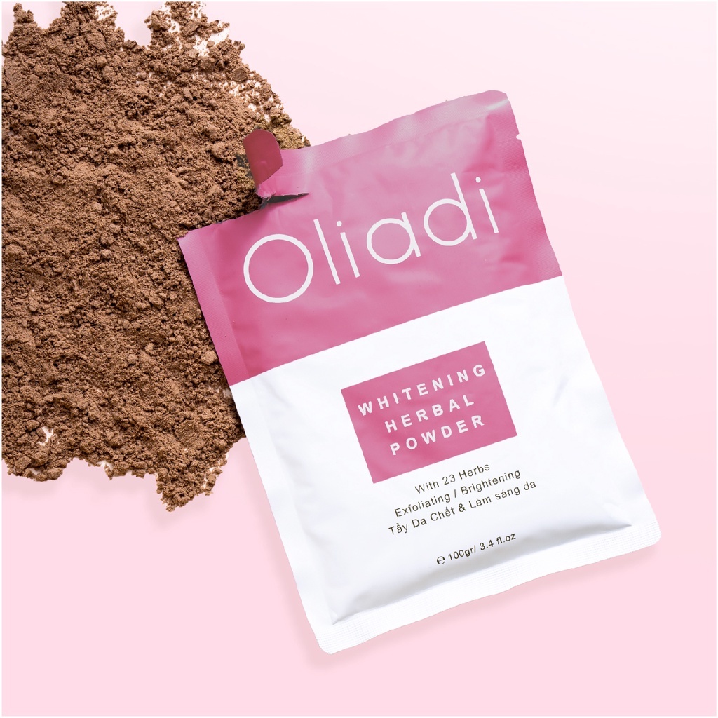 [GIFT] 01 Gói bột tắm trắng 23 vị thảo mộc Oliadi 100g