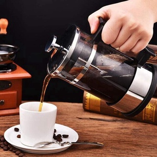 Bình pha trà cafe French Press máy pha trà / cà phê bằng thép không gỉ di động của Pháp có bộ lọc