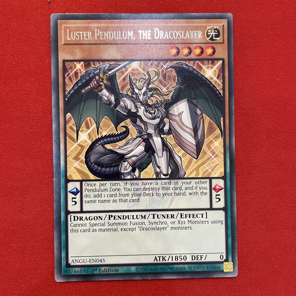 [EN-JP][Thẻ Bài Yugioh Chính Hãng] Luster Pendulum, the Dracoslayer