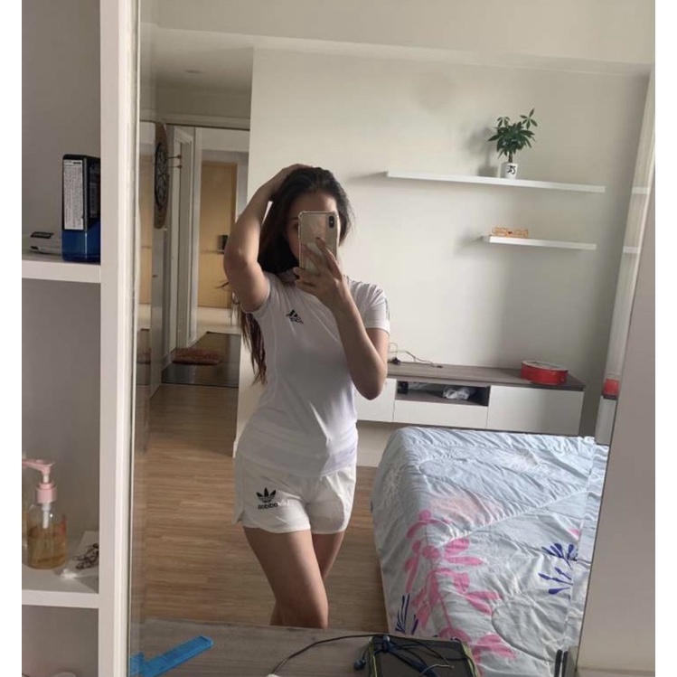 Quần Đùi Nữ Thể Thao 2 Lớp Cực Mát ( size 38 -85kg)