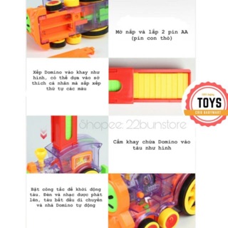 đồ chơi tàu hoả domino