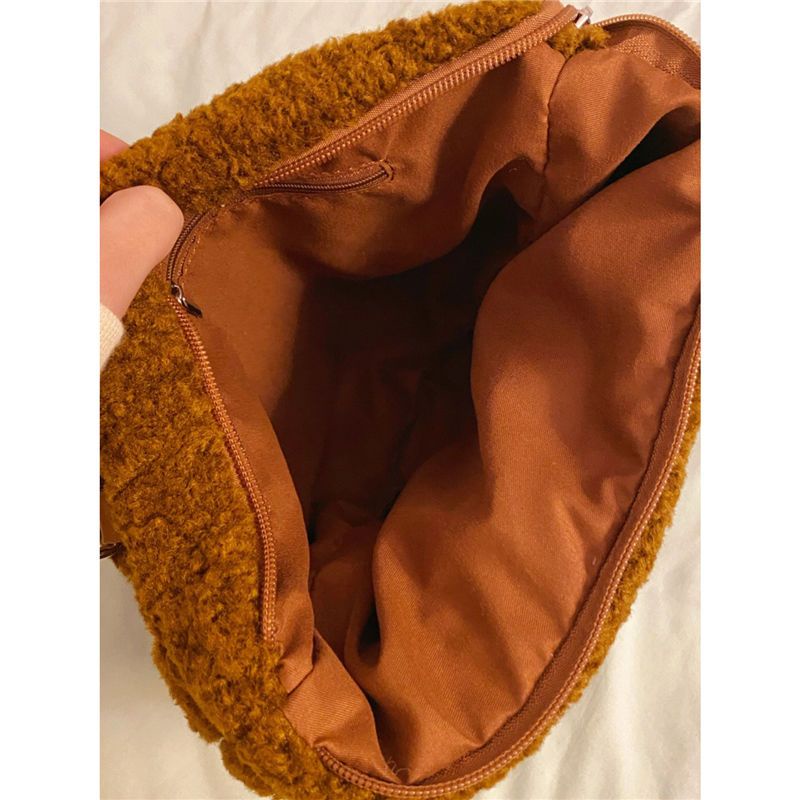 Túi Xách Lông Nhung Hình Sóc Dễ Thương Xinh Xắn Cho Nữ