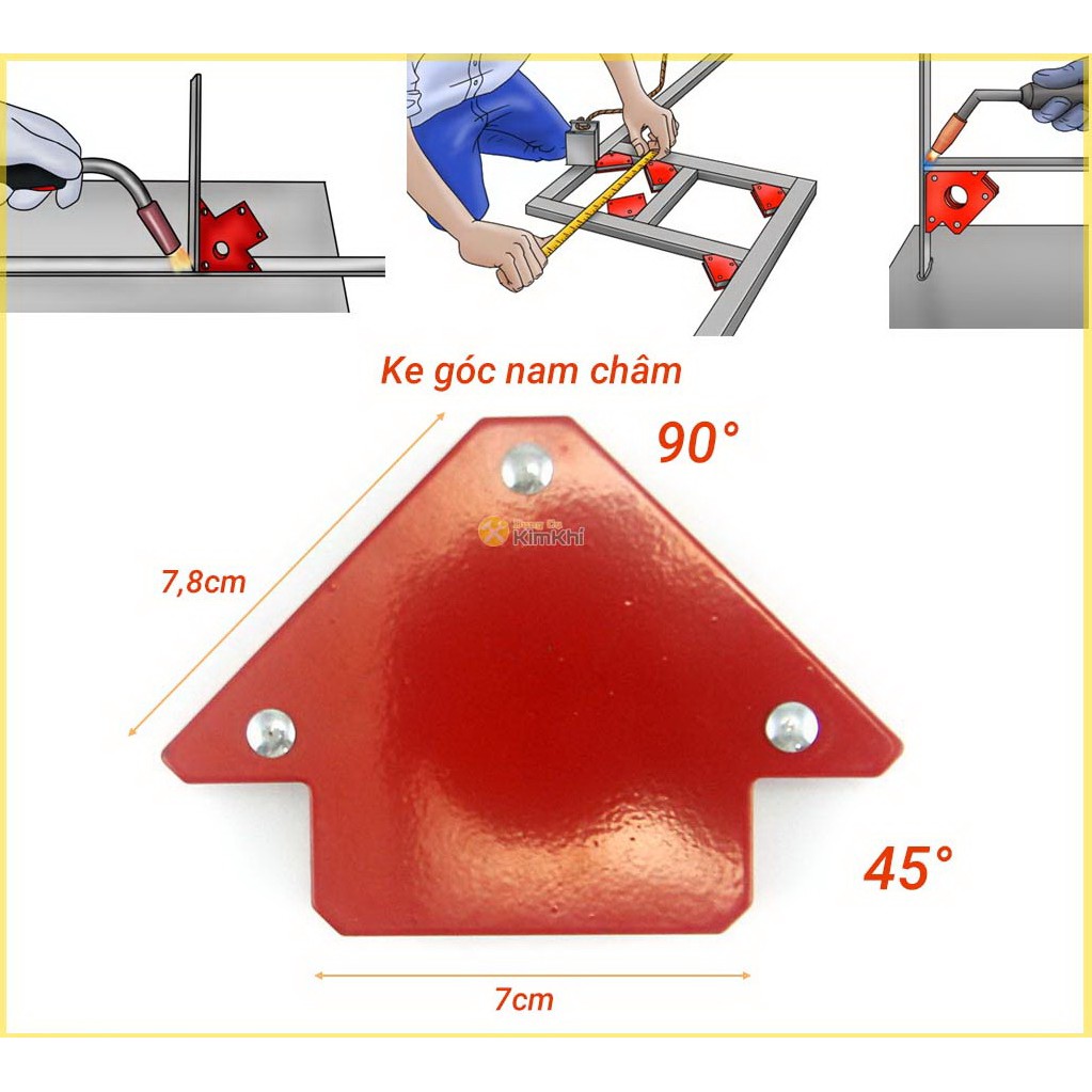 KE GÓC NAM CHÂM KAPUSI 25 LBS ( CHỊU LỰC 12 KG). cao cấp