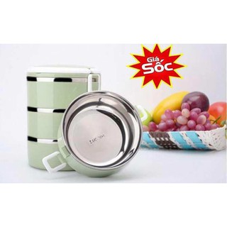 CÀ MEN CƠM 4 TẦNG LÚA MẠCH INOX CAO CẤP